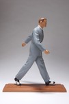 Art Deco Shoe Advertising Character - Stylish Metal Figure